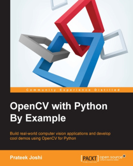 Prateek Joshi - OpenCV with Python By Example