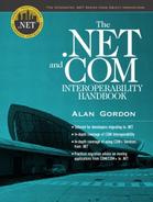 Alan Gordon The .NET and COM interoperability handbook