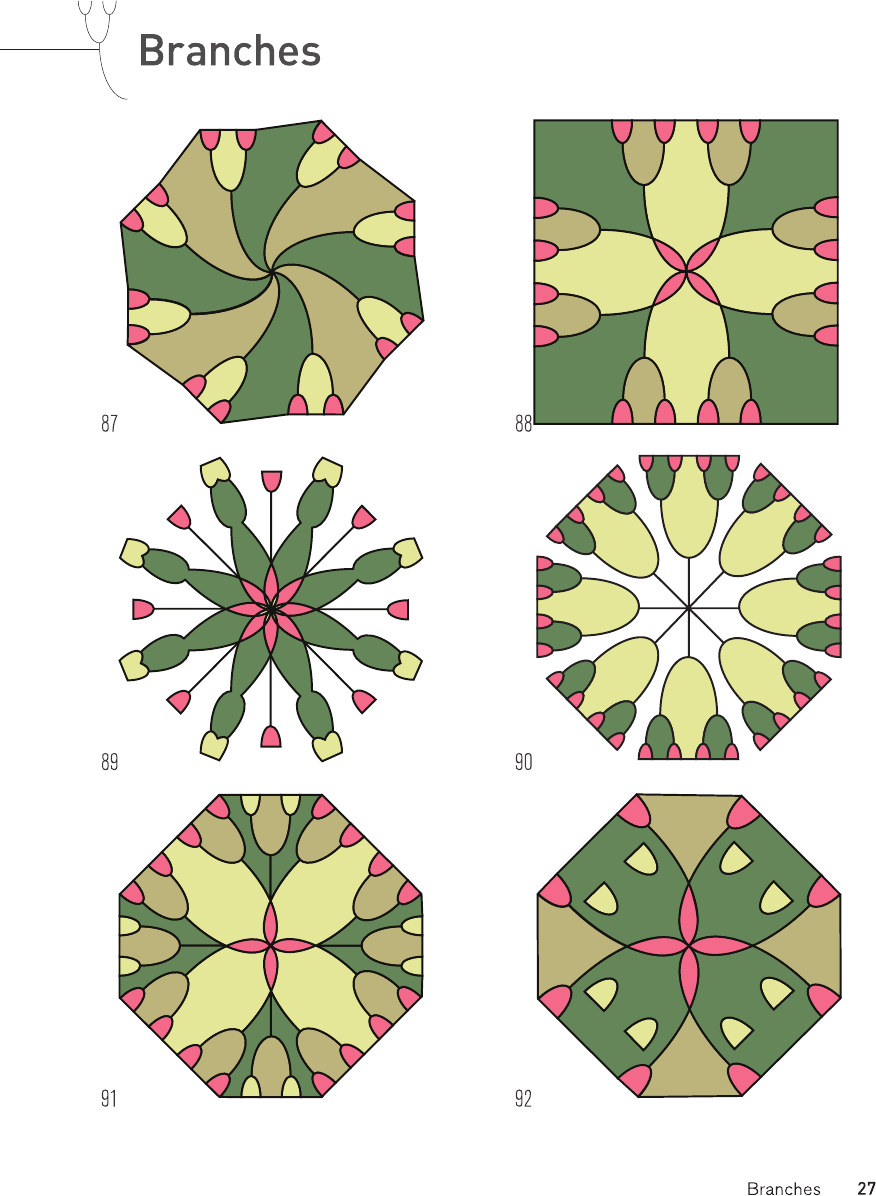 1001 symmetrical patterns a complete resource of pattern designs created by evolving symmetrical shapes - photo 27