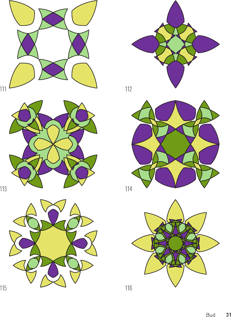 1001 symmetrical patterns a complete resource of pattern designs created by evolving symmetrical shapes - photo 31