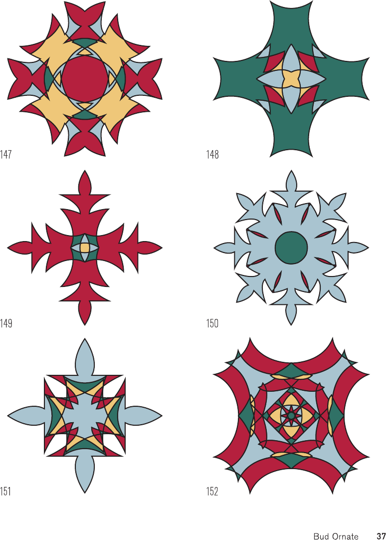 1001 symmetrical patterns a complete resource of pattern designs created by evolving symmetrical shapes - photo 37