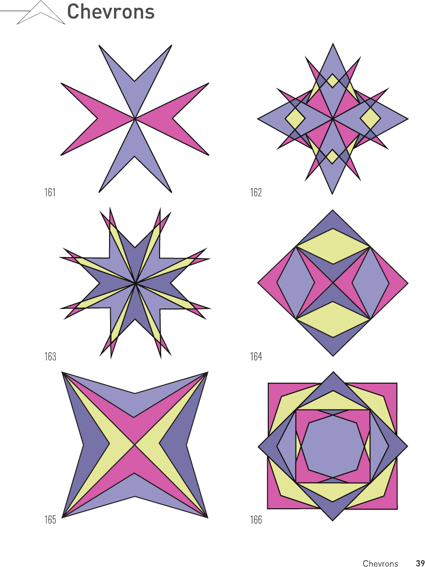 1001 symmetrical patterns a complete resource of pattern designs created by evolving symmetrical shapes - photo 39