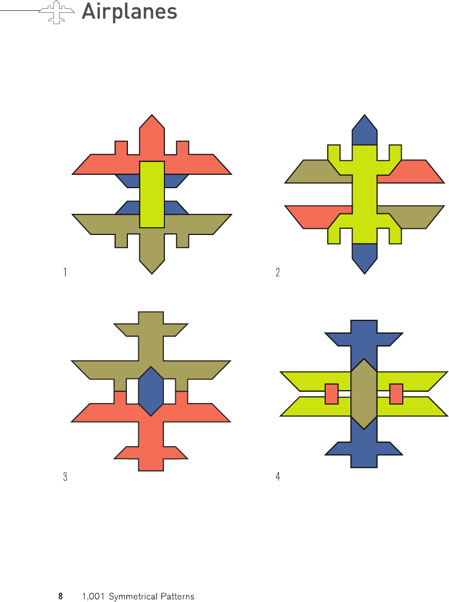 1001 symmetrical patterns a complete resource of pattern designs created by evolving symmetrical shapes - photo 8