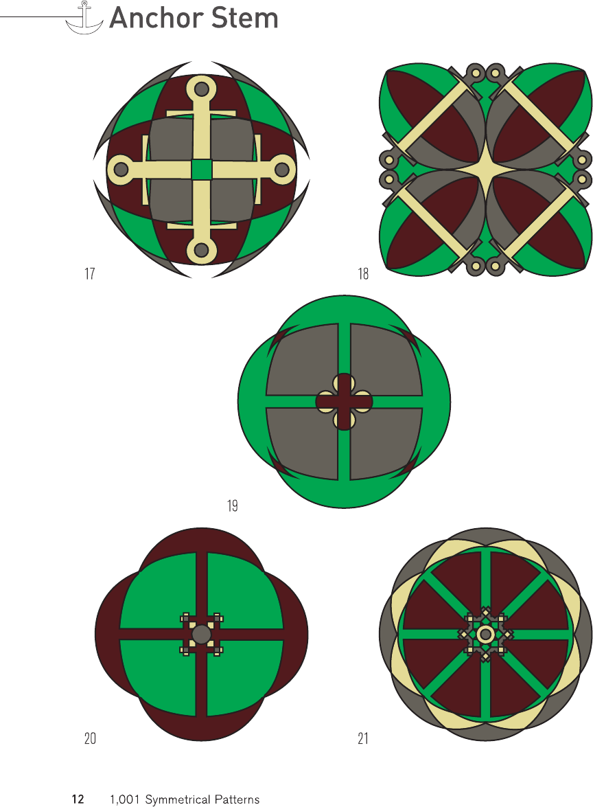 1001 symmetrical patterns a complete resource of pattern designs created by evolving symmetrical shapes - photo 12