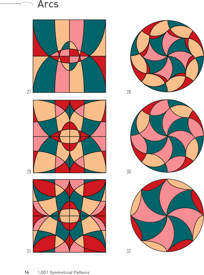 1001 symmetrical patterns a complete resource of pattern designs created by evolving symmetrical shapes - photo 14