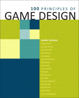 Casey Kuczik - 100 principles of game design