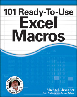 John Walkenbach 101 ready-to-use Excel macros