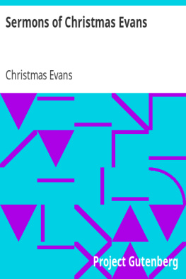 Christmas Evans - Sermons of Christmas Evans