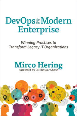 Mirco Hering DevOps for the Modern Enterprise