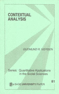 title Contextual Analysis Sage University Papers Series Quantitative - photo 1