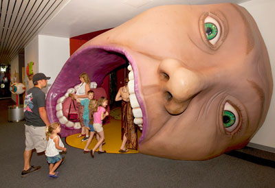 The unique entrance to The Body Within exhibit in the Museum of Science and - photo 4