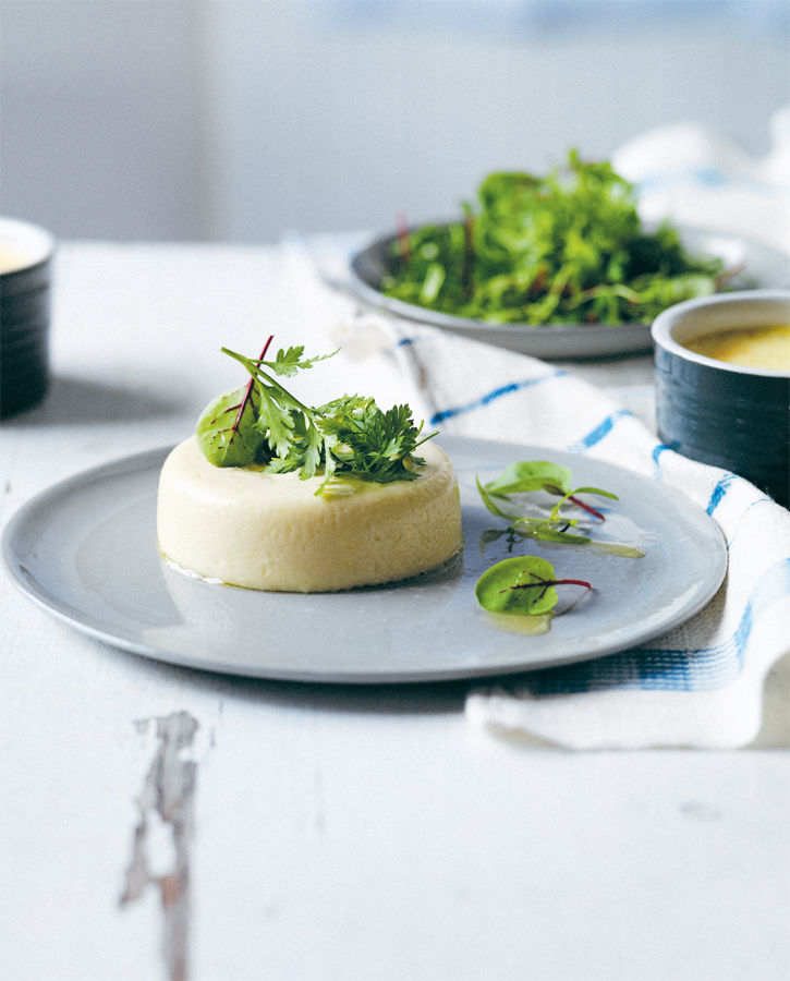 Baked CHEESE CUSTARD SERVES 4 This delicate dish combines the flavour of a - photo 18