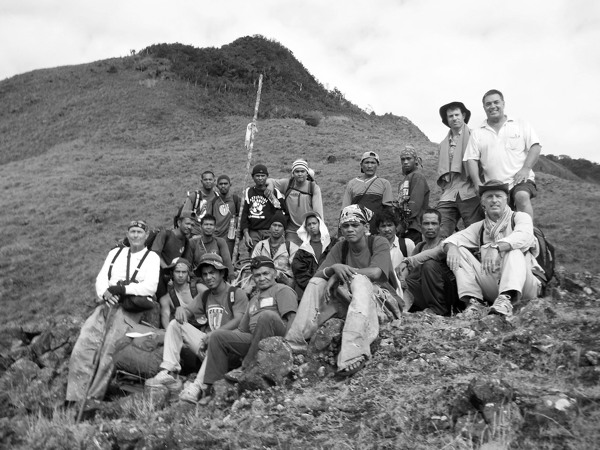 Photograph of first expedition team including 16 Aeta guides and porters plus - photo 6