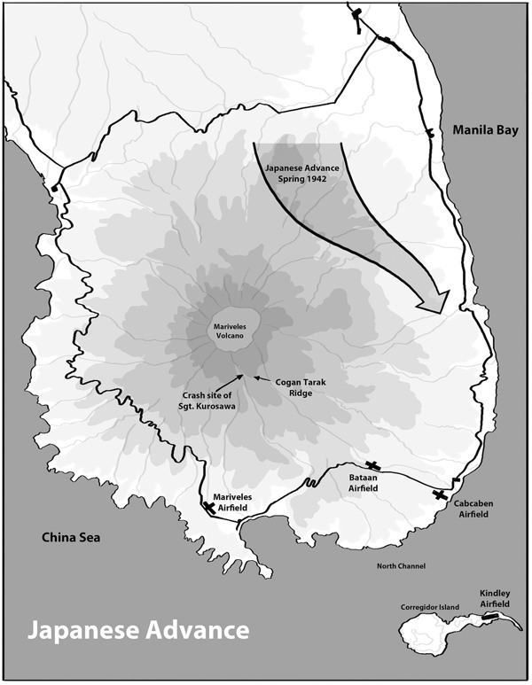 Mariveles Volcano Bataan Peninsula Philippines Depiction shows the location - photo 4