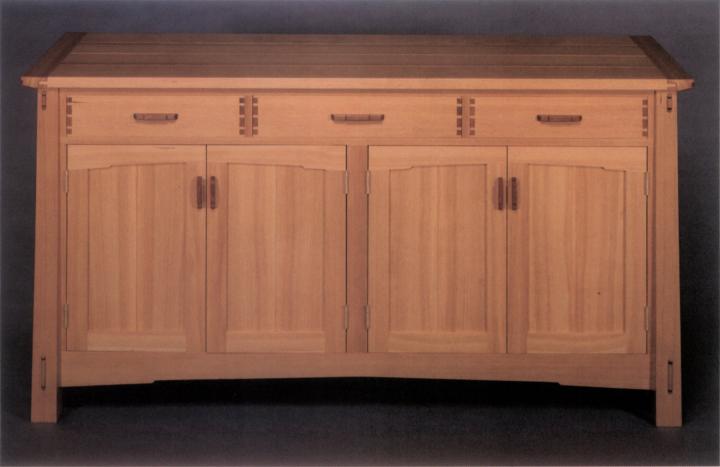 MICHAEL HOFFER Espanola NMex Sideboard Douglas fir mahogany 64 in x 20 in - photo 24