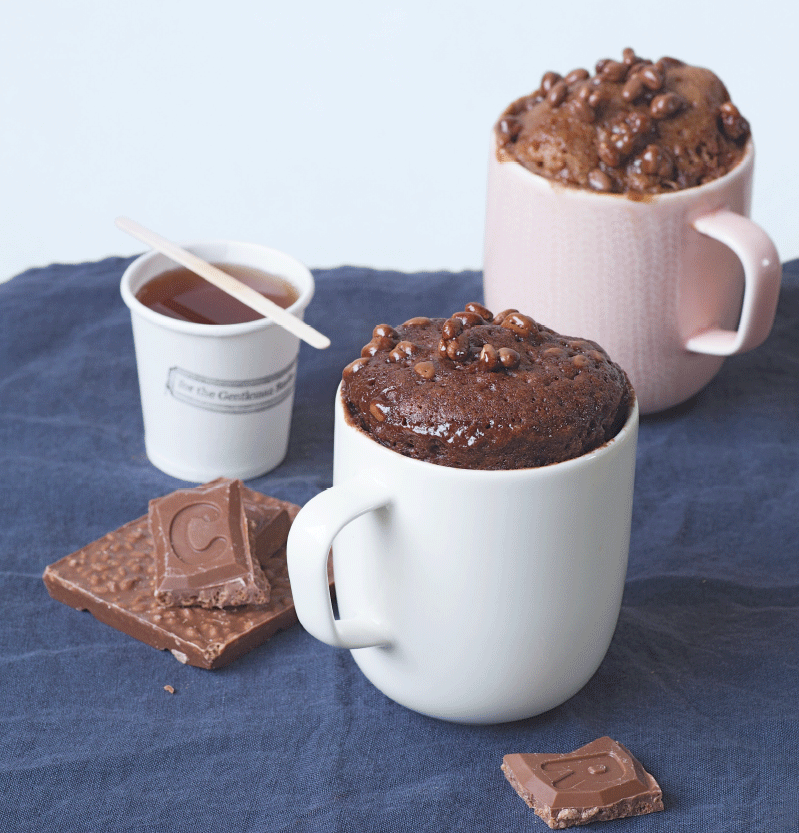 Mug Cakes Chocolate Ready in Two Minutes in the Microwave - image 13