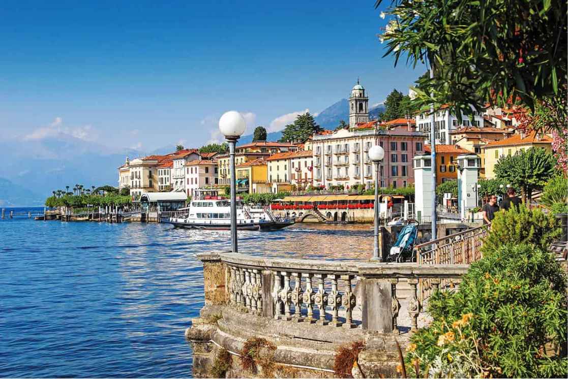 Bellagio Tree-lined walkways and grand hotels line Bellagios waterfront on - photo 5