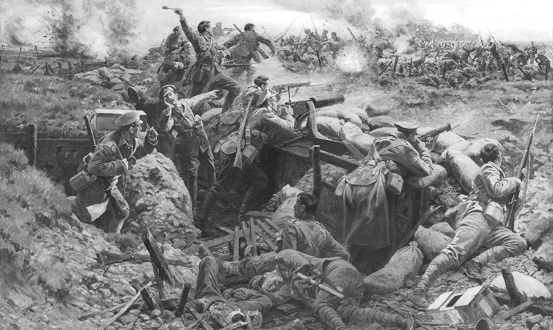 The Second Battle of Ypres by William Barnes Wollen The Charge of the 9 th - photo 3