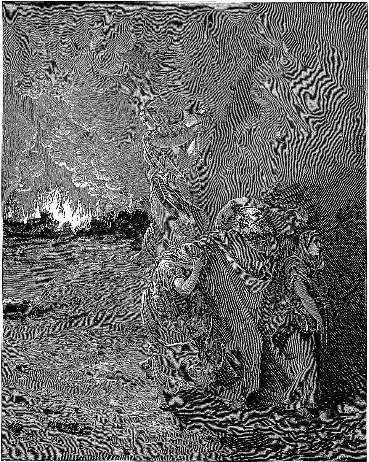 THE FLIGHT OF LOT Then the Lord rained upon Sodom and upon Gomorrah brimstone - photo 14