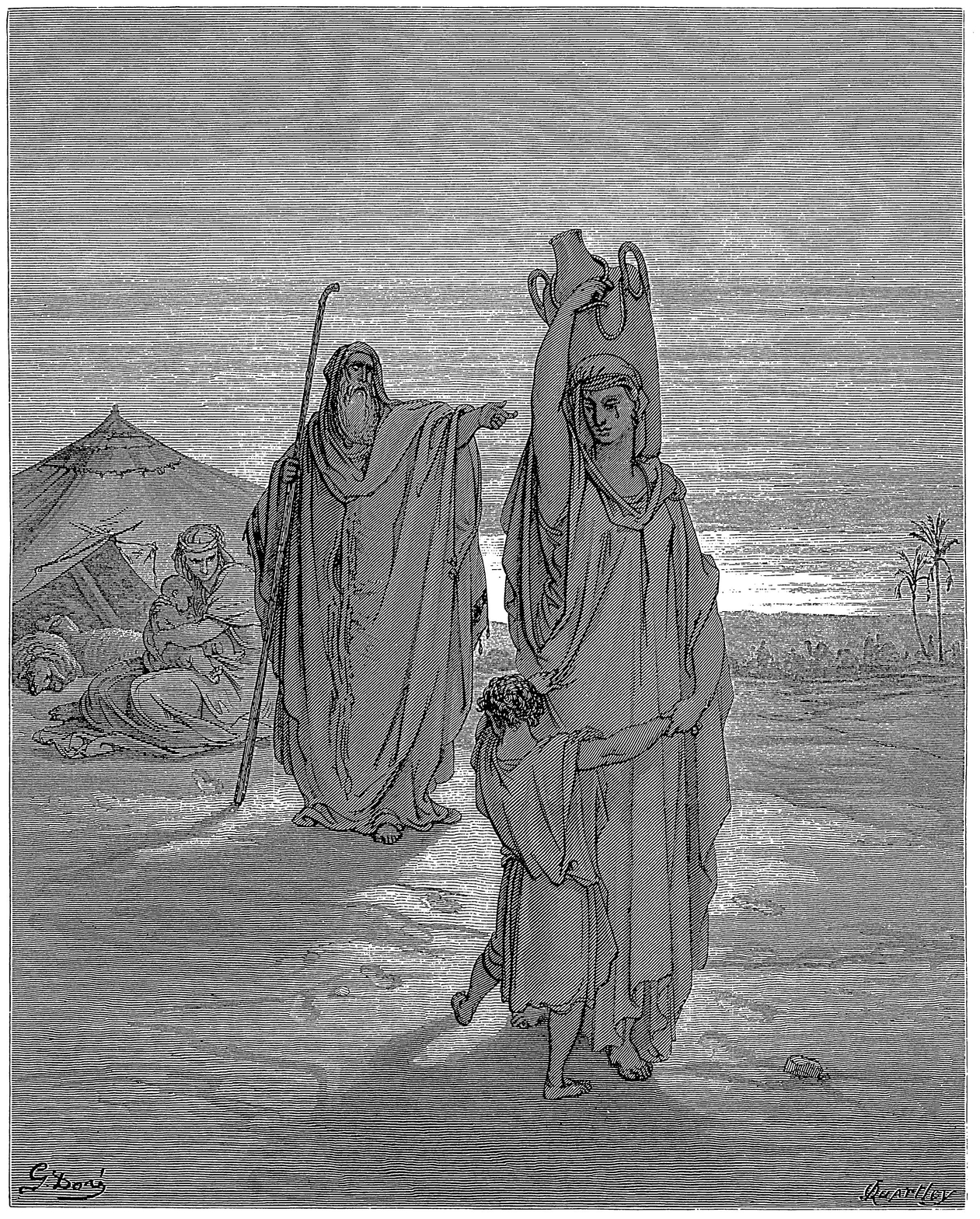 THE EXPULSION OF ISHMAEL AND HIS MOTHER And Abraham rose up early in the - photo 15