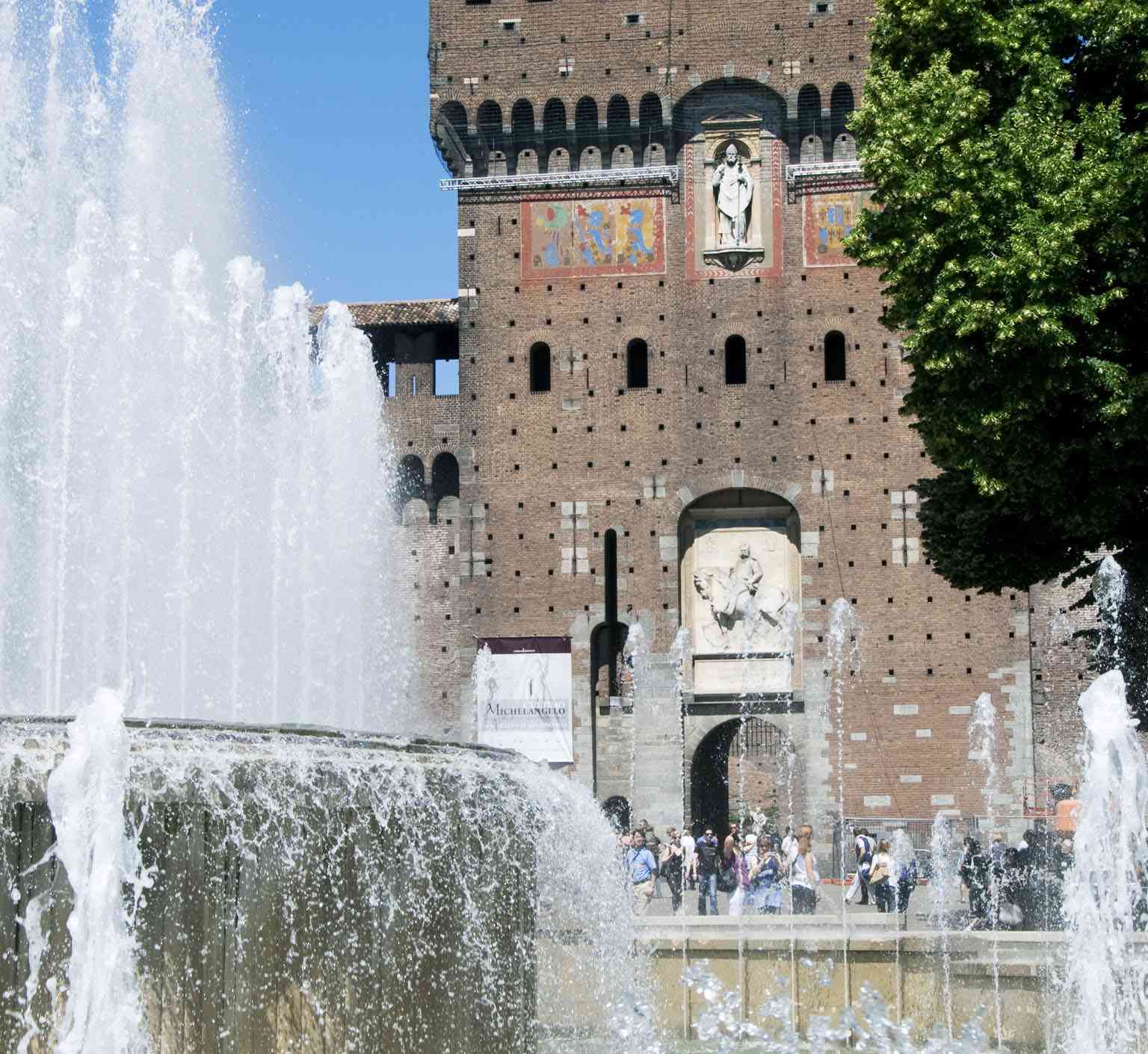 The Filarete Tower of Castello Sforzesco in Milan Another part of Italys - photo 8