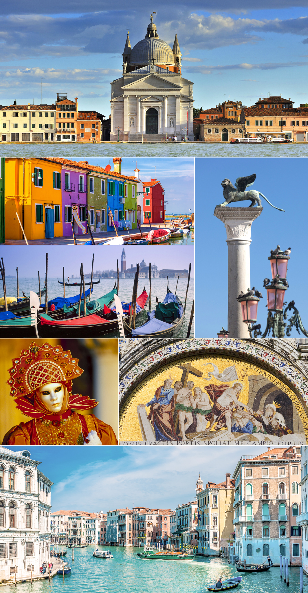 Clockwise from top Giudecca lion statue in Piazza San Marco Basilica San - photo 2