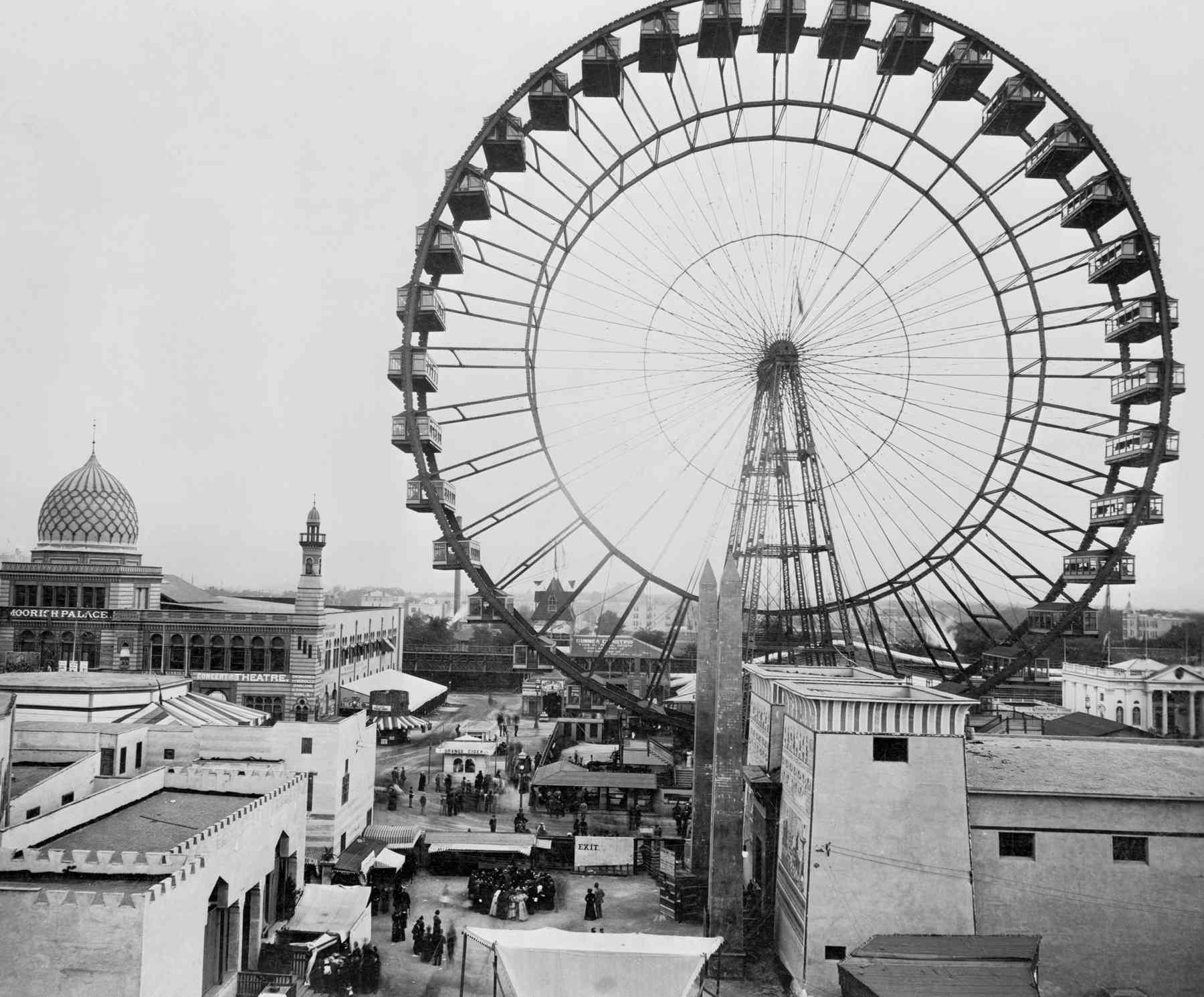 The Midway Plaisance of the Chicago 1893 Worlds Columbian Exposition hastened - photo 4