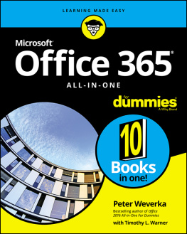 Peter Weverka - Office 365 All-in-One for Dummies