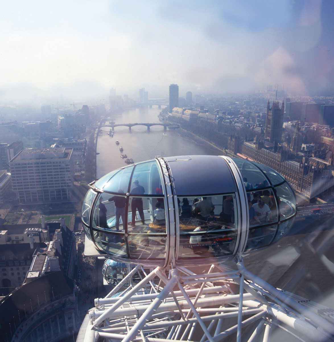 The magnificient view of central London from the top of the London Eye The - photo 11