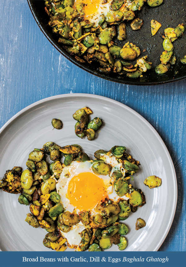 Broad Beans with Garlic Dill Eggs Baghala Ghatogh This dish hails from the - photo 11