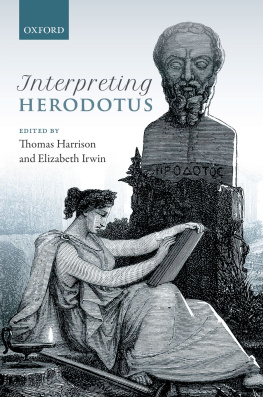 Thomas Harrison - Interpreting Herodotus