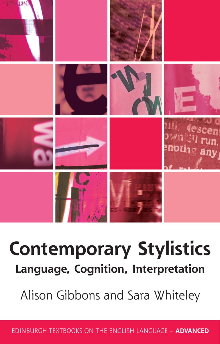 Contemporary Stylistics Edinburgh Textbooks on the English Language Advanced - photo 1