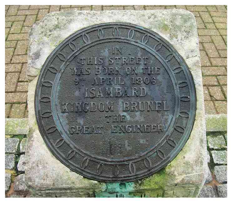 The plaque which marks the spot where Isambard Kingdom Brunel was born in - photo 6