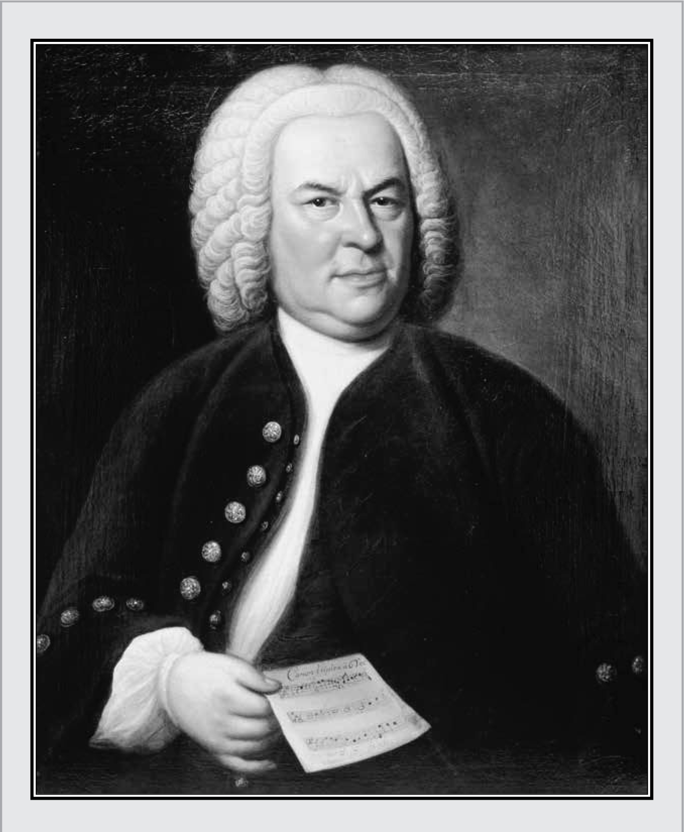 Johann Sebastian Bach oil portrait by E G Haumann 1748 Bach-Museum - photo 3