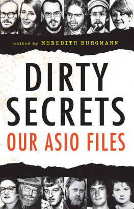Meredith Burgmann Dirty Secrets: Our ASIO files