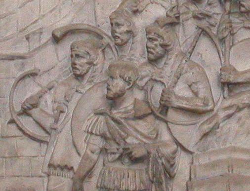 Roman soldiers on the cast of Trajans Column Victoria and Albert Museum - photo 14