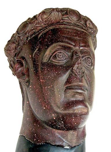 Porphyry bust of Galerius c 250-311 who was Roman emperor from 305 to 311 - photo 21