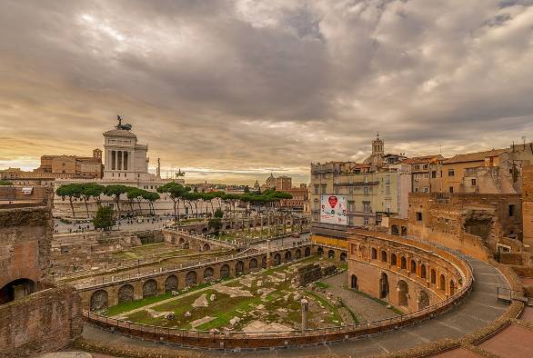 The Imperial fora of Rome Gregory was born into a wealthy patrician Roman - photo 14