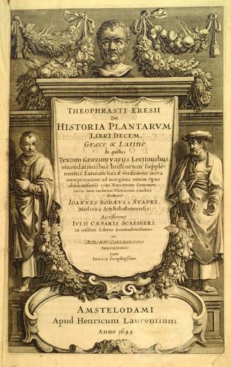 Frontispiece to the illustrated 1644 edition of Enquiry into Plants BOOK I OF - photo 17