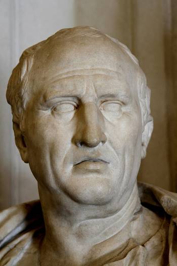 A first-century AD bust of the orator Cicero in the Capitoline Museums Rome - photo 19