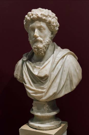 Bust of Marcus Aurelius in the Archaeological Museum of Istanbul Turkey He - photo 18