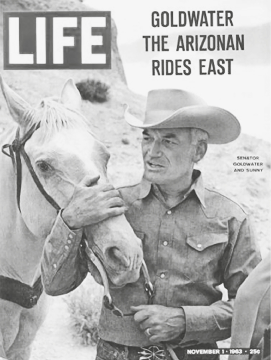 The moment in July 1964 when Arizona Senator Barry Goldwater took the stage at - photo 3