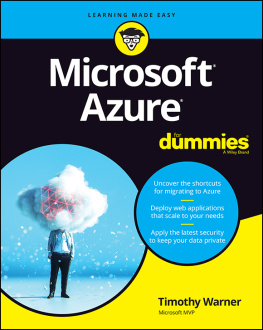 Timothy L Warner Microsoft Azure for Dummies