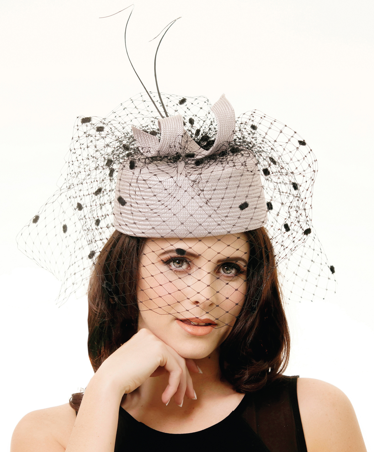 Judy Bentinck Millinery Style parisisal pillbox hat Photographer Alistair - photo 3