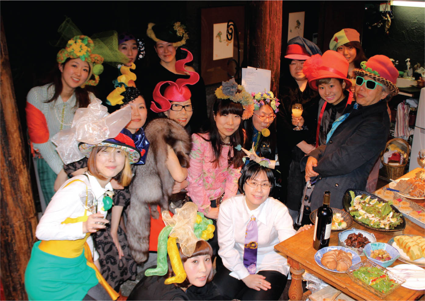 Japanese milliners celebrating St Catherines Day Components of the Hat How - photo 5