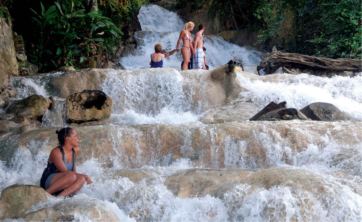 The slippery climb at Dunns River Falls in Jamaica Curaaos capital - photo 19