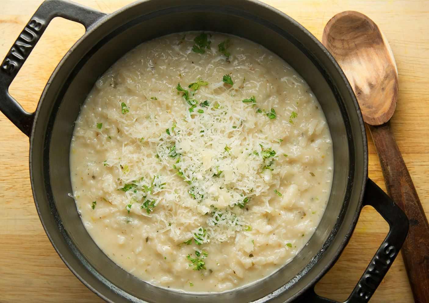 A delicious and really easy to make recipe is this Parmesan risotto The - photo 8