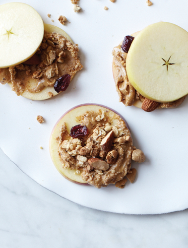 1 apple thinly sliced horizontally 2 Tbsp almond butter 2 Tbsp granola - photo 6