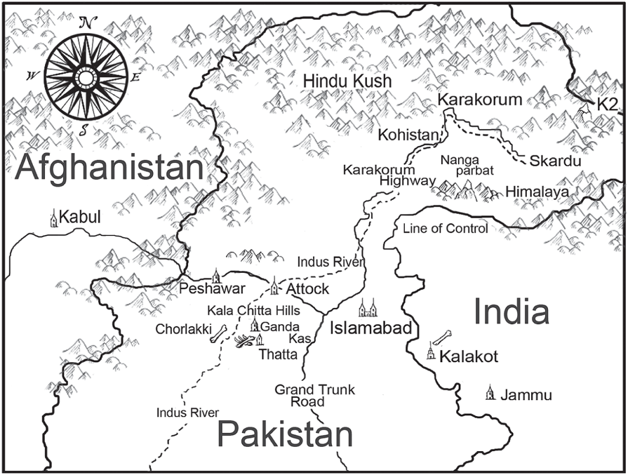 FIGURE 1 Map of northern Pakistan and India with places mentioned in this - photo 3