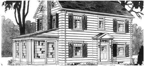 Rendering of National Electric Lighting Association demonstration home The - photo 13